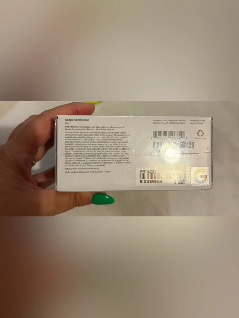 ***NWT Google Chromecast with Google TV - 4K variant